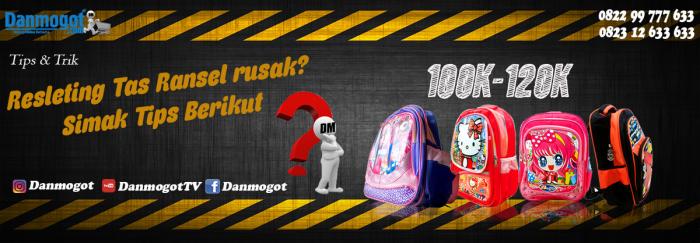 Resleting Tas Ransel Rusak? Simak tips berikut!